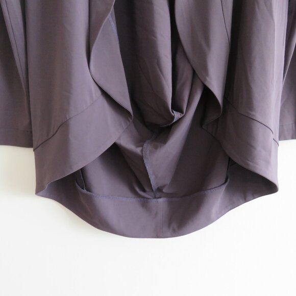 OSKA ISCHIKO Drapey Open Front Circle Cardigan in Mauve Purple Lagenlook Minimal - Picture 7 of 13